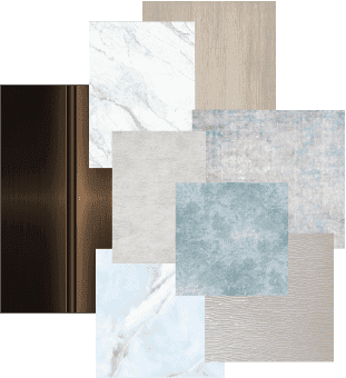 H&S Residence Material Board Inspired by the Sea